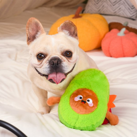 Turkey Avocado dog toy - Fall