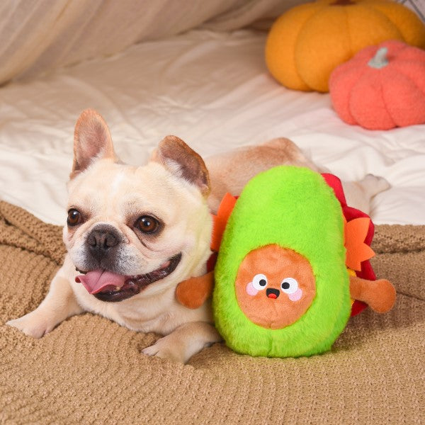 Turkey Avocado dog toy - Fall