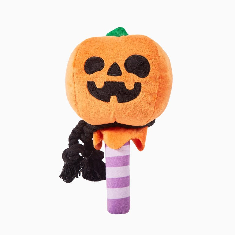 Pumpkin lollipop dog toy - Howloween