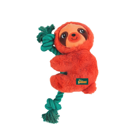 Sloth rope pluche dog toy