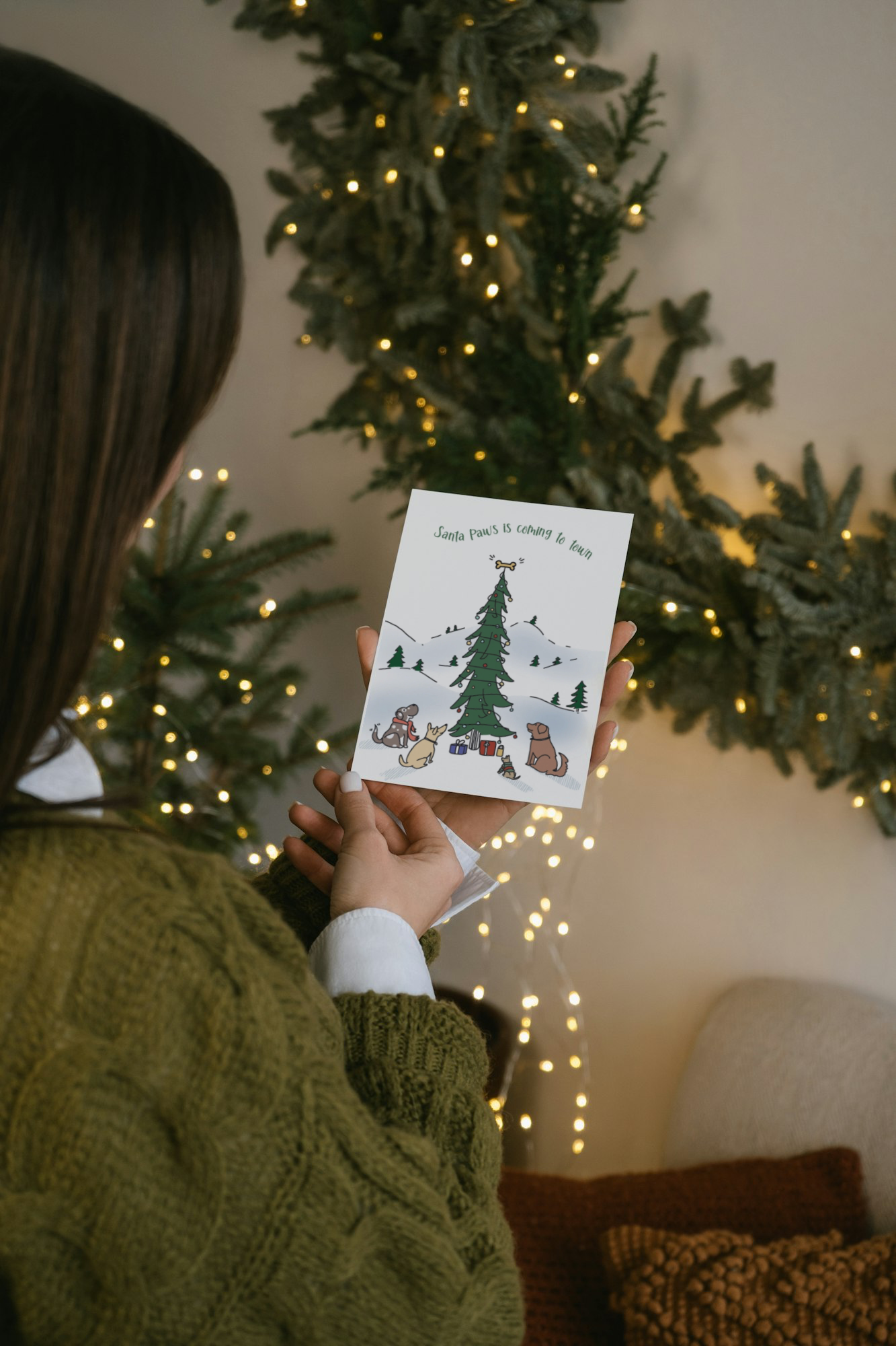 Edible Christmas card